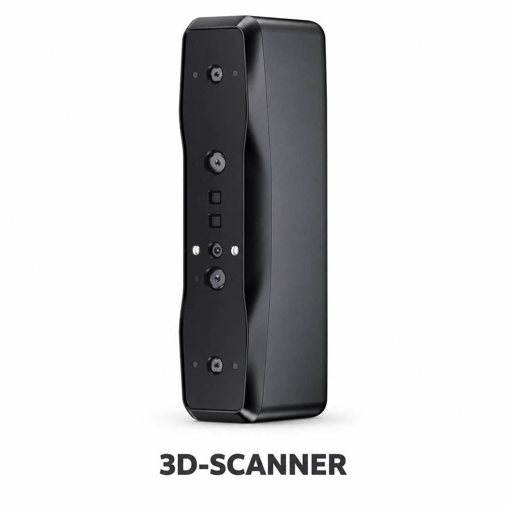 Kabelloser 3D-Scanner – 0,05 mm Präzision & 24-Bit-Farbscan
