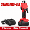 Akku-hydraulische Crimpzange – 7 Presseinsätze & 2 Akkus
