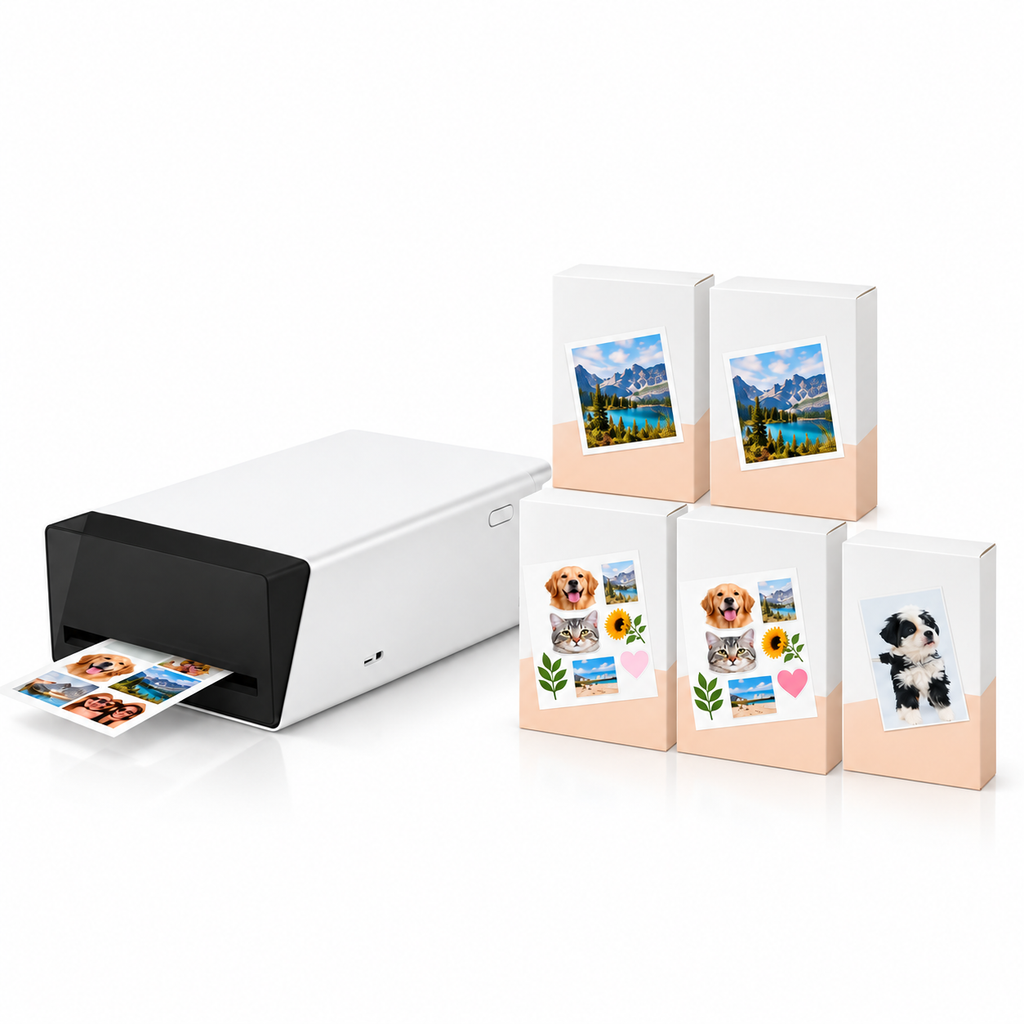 KI-Fotodrucker mit Bluetooth – Fotos & Sticker automatisch drucken
