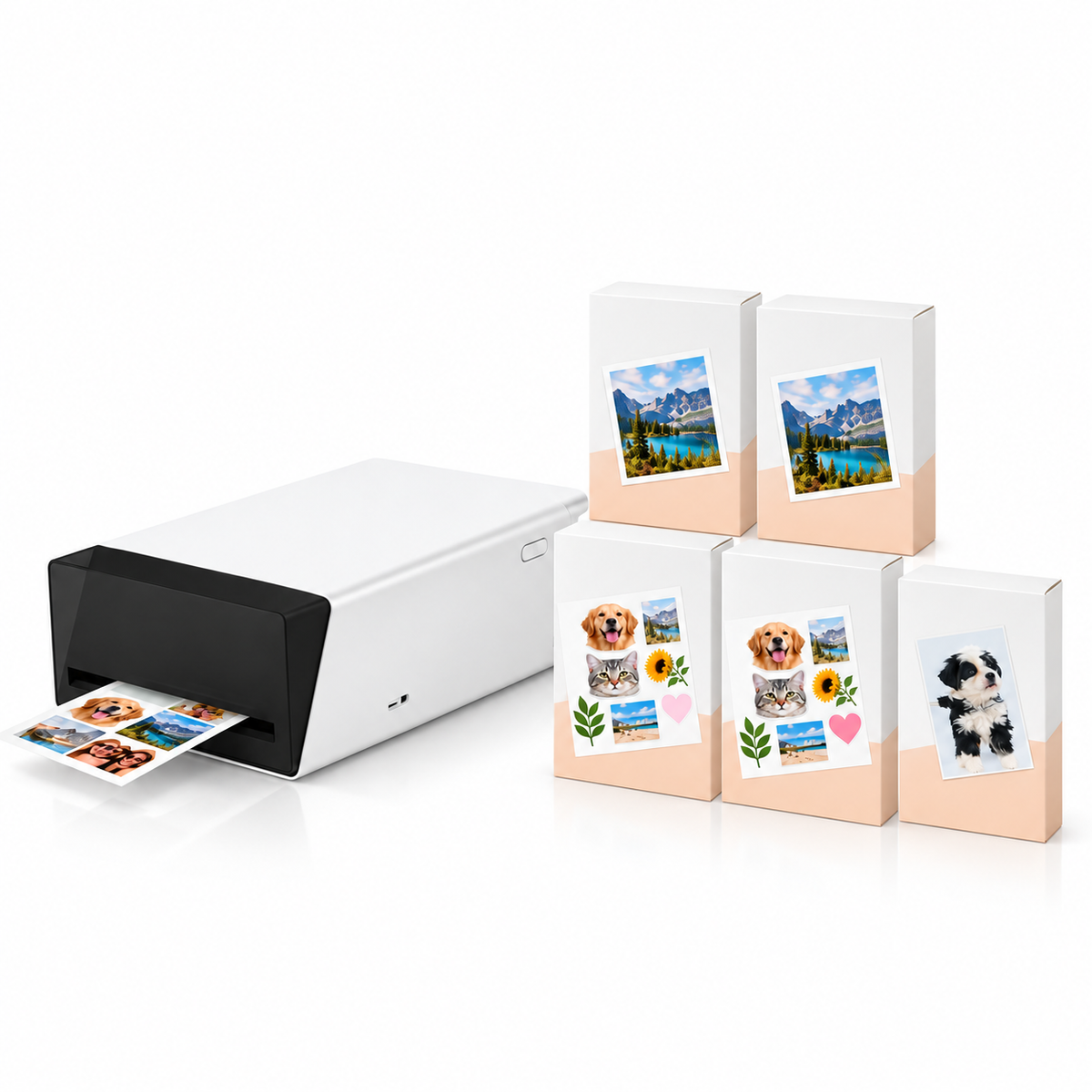 KI-Fotodrucker mit Bluetooth – Fotos & Sticker automatisch drucken
