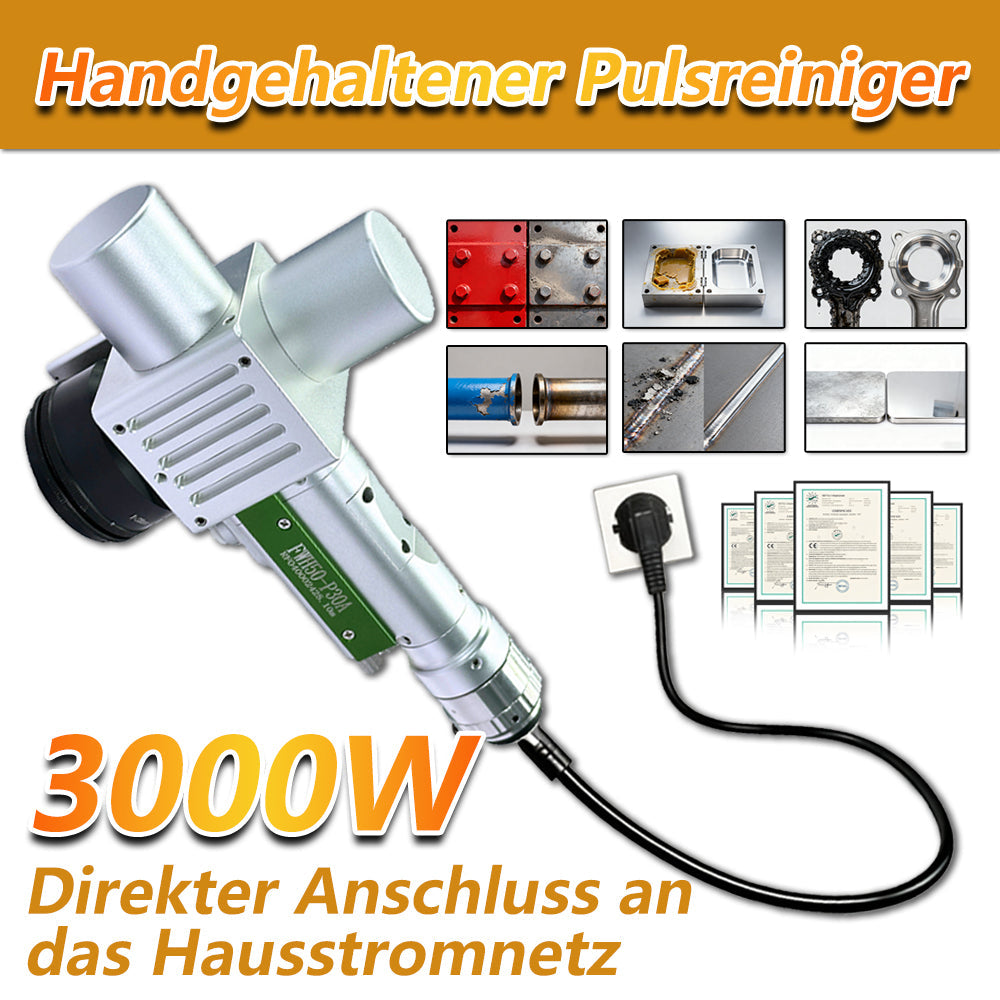 Tragbarer Puls-Laserreiniger – 11 Programme für flexible Reinigung