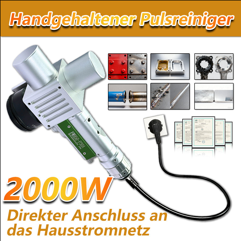 Tragbarer Puls-Laserreiniger – 11 Programme für flexible Reinigung