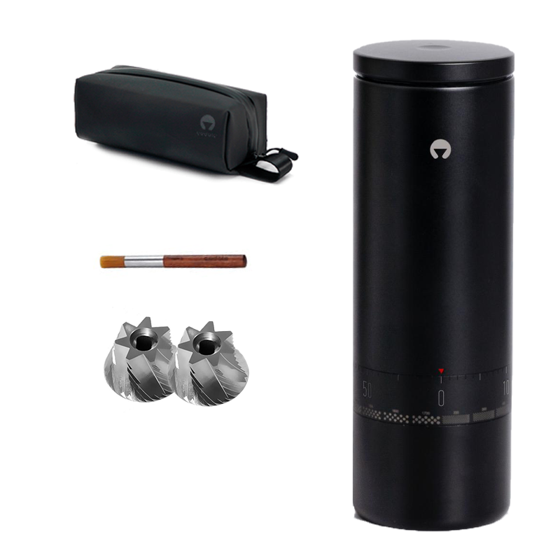 Tragbare elektrische Kaffeemühle – 60 Mahlgrade & 39 mm Kegelmahlwerk
