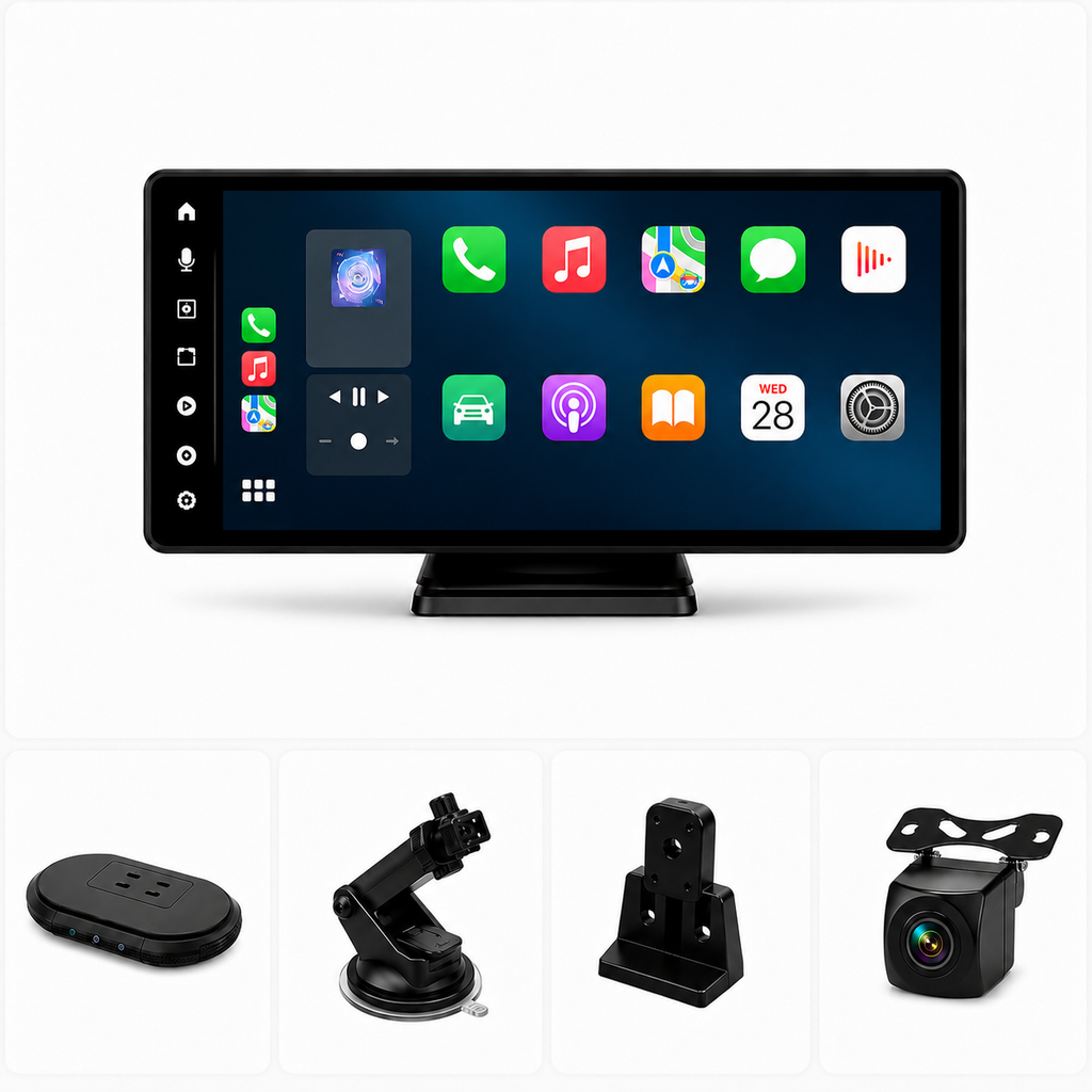 Kabelloses CarPlay Display – Navigation & Multimedia für dein Auto